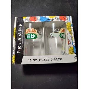 Package of 2 Friends The Television Series 16 oz. Glasses Brand New In Package